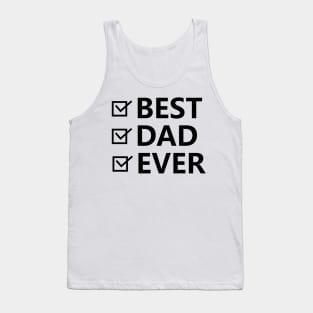 best dad  ever Tank Top